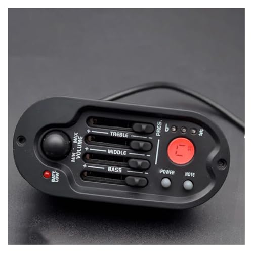 アコースティックギタープリアンプ 4 バンドフォークギターピックアップ EQ イコライザーピエゾピックアップラインギター電子部品 楽器のピックアップ