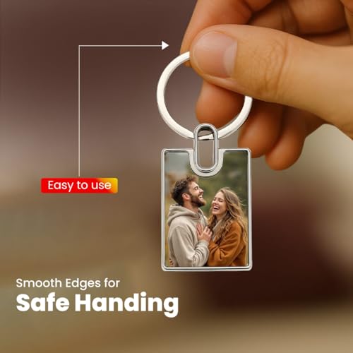Image of magical gifts Customized Keychains, Unique Personalized Key RIngs and Charms with Your Photos /Name /Design for Bags /Bikes /Car and Gifting Purposes
