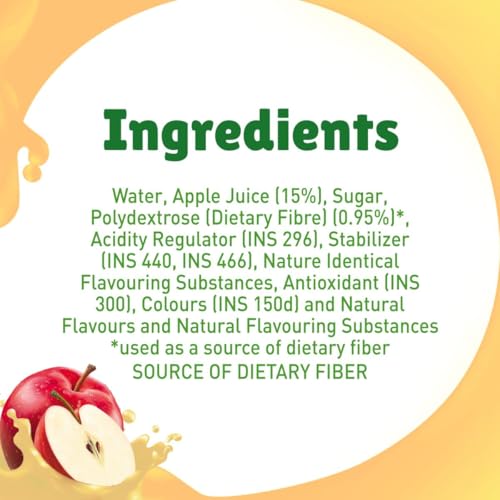 Image of B Natural Apple Juice, Vitamin C & E, 1 litre (Pack of 3)