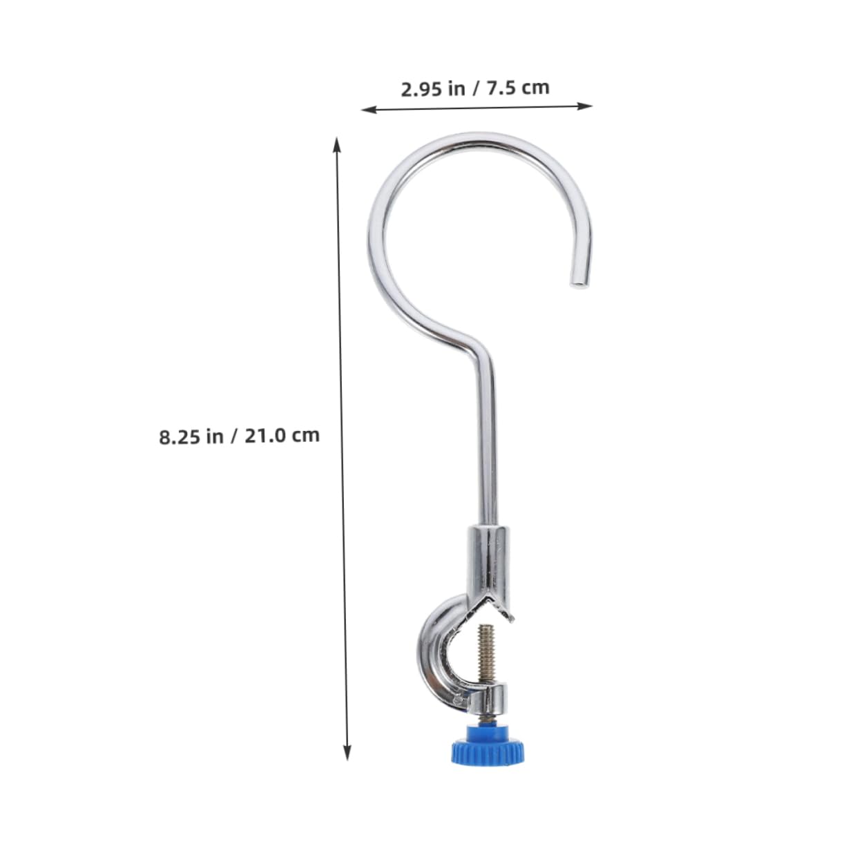 Alipis Funnel Rack Flask Distillation Holder Lab Fastener Funnel Support Clamp Beaker Fastener Lab Stand Distillation Support Clamp Funnel Holder Clamp Stand Beaker Support Silver Iron