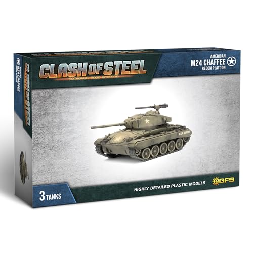 M24 Chaffee Recon Platoon Clash of Steel miniatures Gale Force Nine de collection