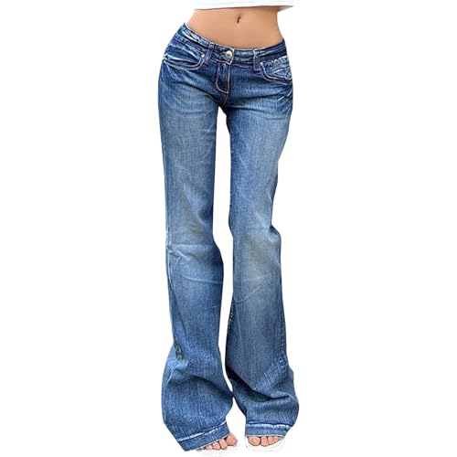 Pantalon large pour femme qui galbe la silhouette en jean