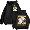 FAEWARE Zip-Up Hoodie Heated Rivalry Merch Sweatshirt Men's and Women's Hip Hop Plus Size Zipper Jacket Retro Casual Long Sleeve Sweatshirt XS~3XL-Black&G||xx_l #5