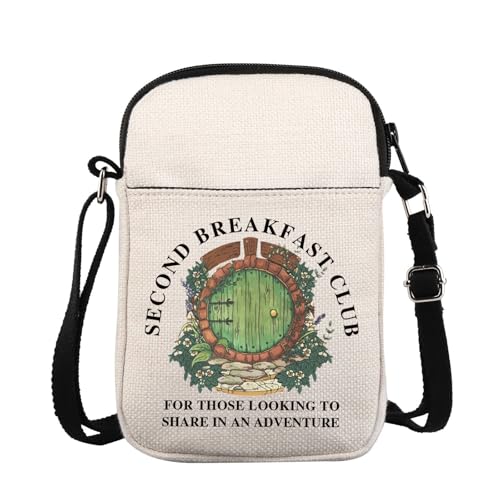 KUIYAI Movie Merchandise Crossbody Bag Second Breakfast Club Messenger Bag Book Literature For Fans