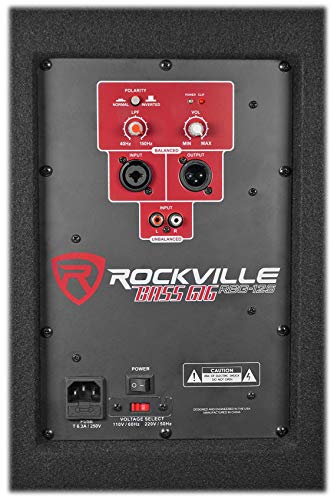 Image of Rockville RBG12S Bass Gig 12 inch Active Powered PA Subwoofer for DJ /Pro