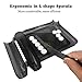 Medarchitect Right Hand Pill Counting Tray with Spatula (Black - L Shape)