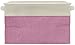 Sorbus Fabric Storage Cubes 15 Inch - Big Sturdy Collapsible Storage Bins with Dual Handles - Foldable Baskets for Organizing -Decorative Storage Baskets for Shelves | Home & Office Use -3 Pack| Pink