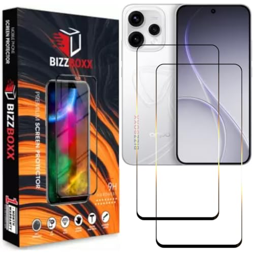 Image of Screen Guard Compatible with OPPO Reno 15c 5G Tempered Glass Screen Protector Guard - HD Clarity, Anti-Fingerprint (Reno 15c - 6.59 inch) With Installation Kit - Pack of 2