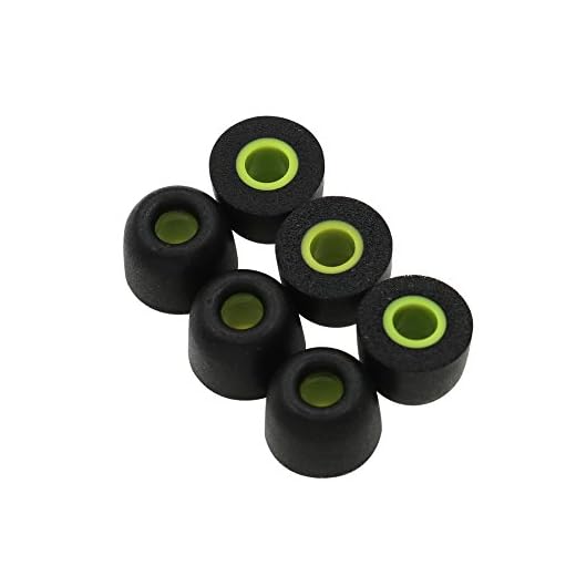 ALXCD Ear Tips for Jaybird X3 X2 X Earphone, Medium Size 3 Pairs Soft Noise-Isolation Memory Foam Replacement Earbuds, Fit for Jaybird X3 X2 X Earphone Bluebud Foam Tip