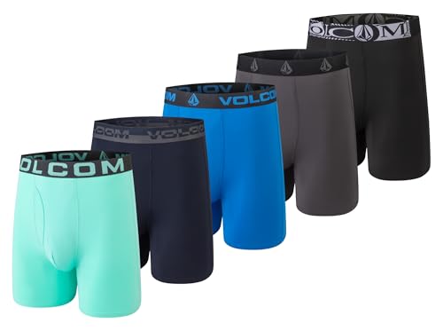 Boxers homme Volcom lot de 3 caleçons stretch respirants en polyester