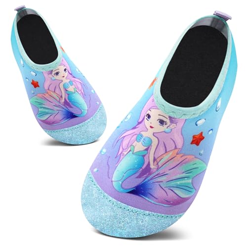 Image of Kids Water Shoes Girls Boys Outdoor Quick Dry Barefoot Aqua Socks for Toddler Sport Beach Swim Surf