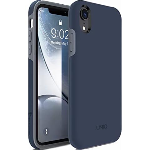 TEAM LUXURY Designed for iPhone XR Case, [Ultra Impact Resist] Shockproof Rugged [Anti-Scratch] Protective Case for iPhone XR Phone Case Cover 6.1" (Navy Blue) Cover