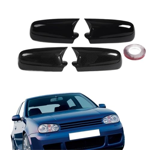 Coque rétroviseur Golf 4 look carbone véritable boîtier MK4 GTI