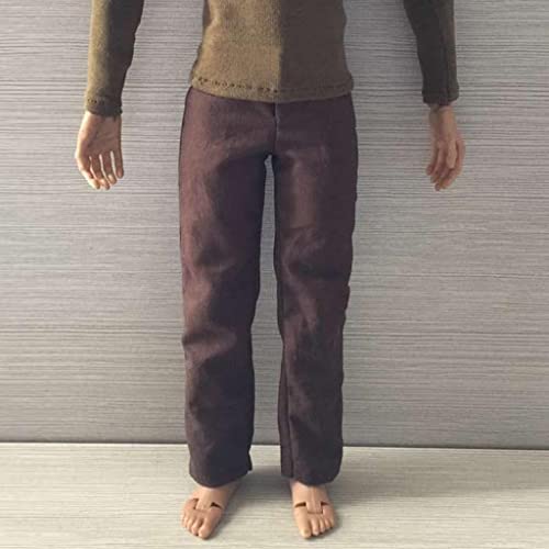 jojomis 1/6 Scale Brown Trousers Belt for DML DID 12'' Male Action Figure2