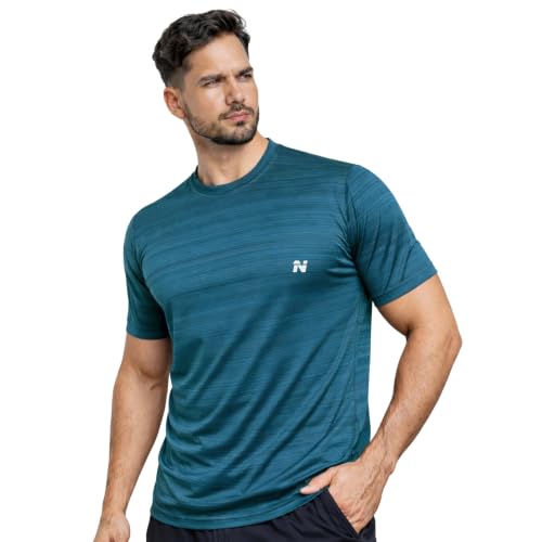 Image of NINQ Half Sleeve Compression T-Shirt - Men's Athletic & Sports Tights for Fitness