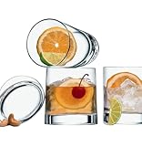Luigi Bormioli, us kitchen, LUIG9 09837/06 Veronese 11.5 oz Double Old Fashioned Glasses, Set of 6, Clear