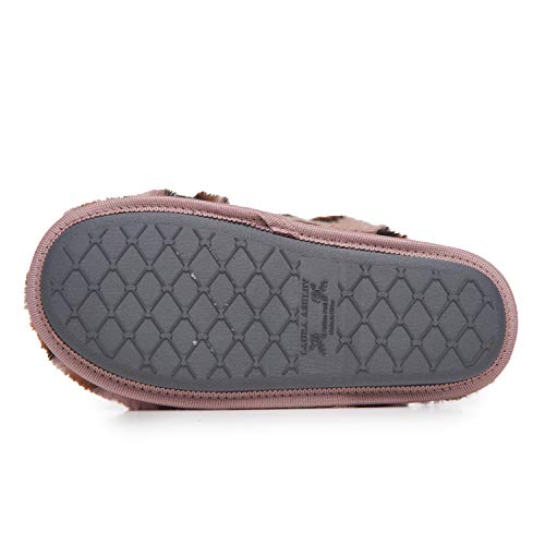 Image of Laura Ashley Ladies All Over Plush W /Memory Foam Slippers