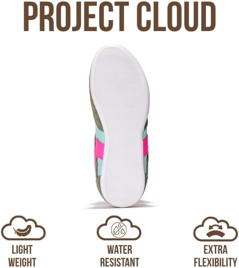 Project Cloud Sneakers for Women - Lightweight with Memory Foam Insole Womens Sneakers - Non Slip Work Shoes for Women Footwear - Lace Up Womens Casual Shoes - Image 5