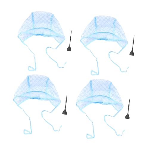 FOYTOKI Hair Dyeing Set Dye Cap Brush Bowl Highlighting Kit for Professional Coloring Random Color