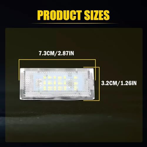 Kit de luces para matrícula de coche Serie 3 E46 4D 1998 a 2005 4