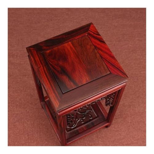 Base para bonsái de madera secuoya cuadrada y soporte de exhibición para té 8