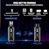 POGOLAB Wireless XLR Microphone Transmitter Receiver Adapter, 12 Hours, 150Ft, 2.4G Wireless Microphone System Compatible with Condenser Dynamic Mic for Conference Public Speak Sing #4