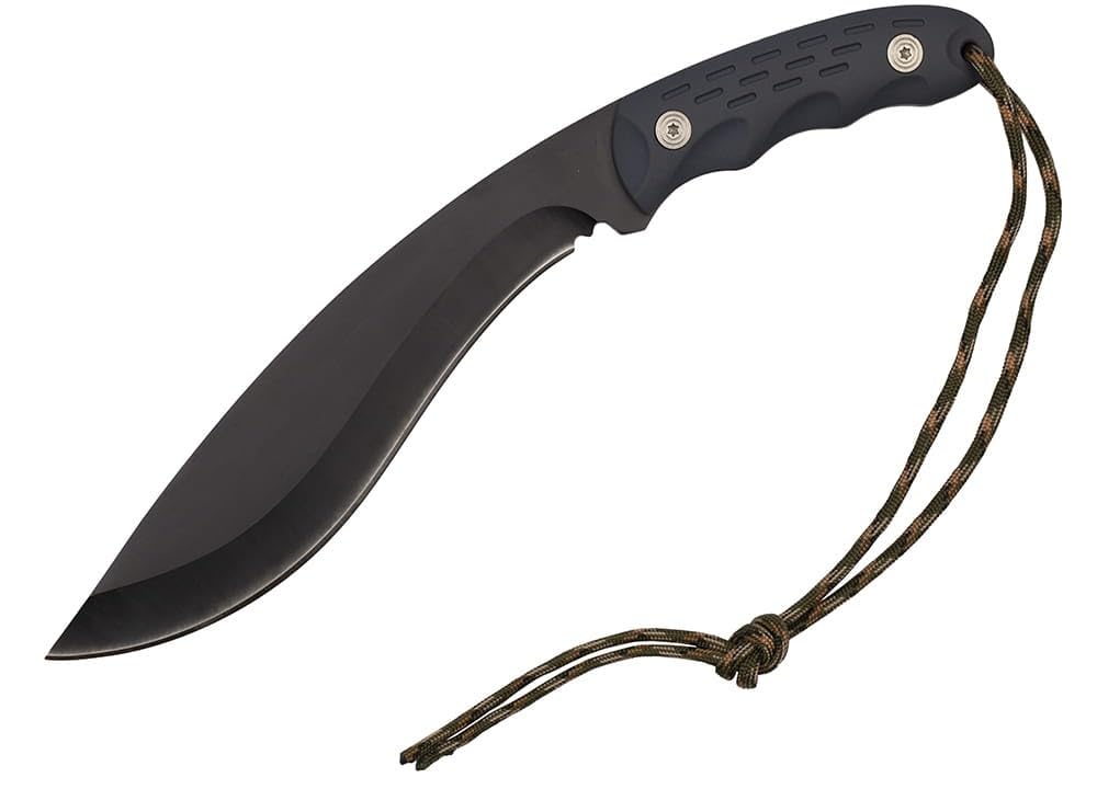 KS-11 Kukri Machete – Messer Outdoor – Gesamtlänge 30 cm ideal als Buschmesser Machete scharf echt – 420er Klinge mit Full-Tang Konstruktion - Survival Messer - Bushcraft
