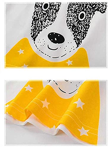 Image of Little Boys Short Set Pajamas for Boys 100% Cotton Toddle Firetruck Dinosaur Sleepwear Summer Clothes Size 2-7T