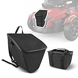 Proyoureye Bolsa de carga de armazenamento frontal para Can Am Spyder RT/RTL/RTS (2020+), bolsa de bagagem removível com alças de mochila, organizador de porta-malas à prova d'água (conjunto de 2)