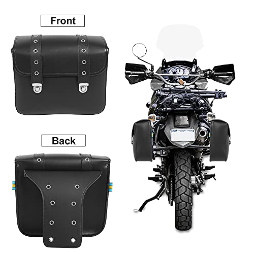 Motoforti Par de bolsas laterais de ferramentas para motocicleta, bolsa de ciclismo, impermeável, co