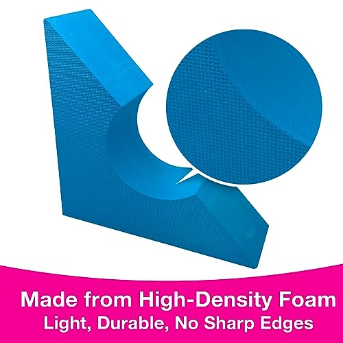 Image of Edushape Color Soft Baby Blocks for Toddlers 1-3, 30 Pieces Regular Size Re-usable Bag - Edu-Blocks Soft Blocks Foam Blocks - Stacking Blocks Building Blocks for Daycares and Preschools