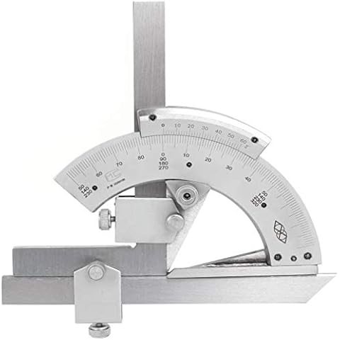eoocvt 0-320° Universal Stainless Steel Vernier Bevel Protractor,Angle Finder for Woodworking, Carpenter, Construction, DIY Precision Angle Measuring Finder Ruler Tool Cover