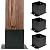 Iron Forge Tools 6x6 Post Base for Concrete, 4 Pack 5.6" x 5.6", Black Powder Coated Heavy Duty Steel Fence Post Anchors for Wood Deck, Fence, Porch, Railing or Pergola Brackets