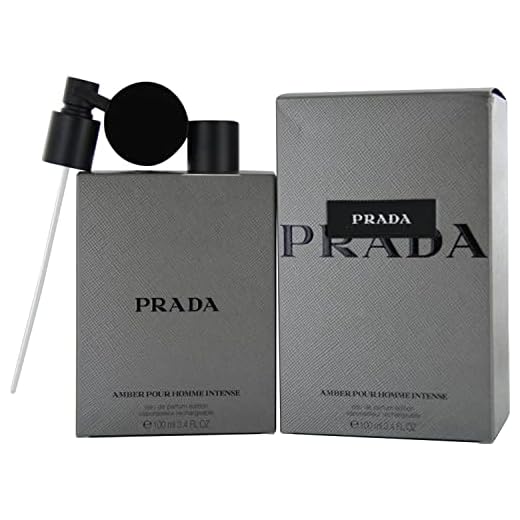 Prada Amber pour Homme Intense 100 ml edp Edition Spray, 1er Pack (1 x 100 ml)