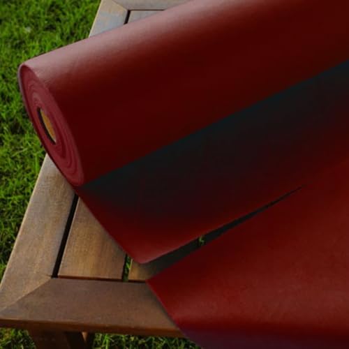 Hostelking - Rollo Mantel Novotex 1,20x50 m con Precorte | Tejido No Tejido (TNT) Non Woven | Mantel Desechable Impermeable, Resistente y Ecológico | Ideal Horeca y Hogar | Color Burdeos