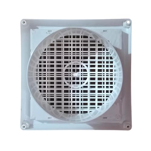 Image of CAMCASA 6-Inch Cowl Cover for Chimney /Exhaust /Vent Pipe - Anti-Pest Rain Guard Cap for Duct Outlet | Fan Duct Cover for Kitchen /Bathroom (Square)