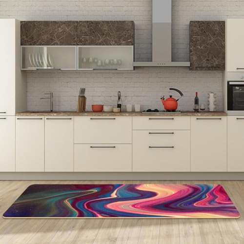 Tapetes de cocina para pasillo y cuarto de lavado VAPOKF alfombrillas protectoras decorativas 3