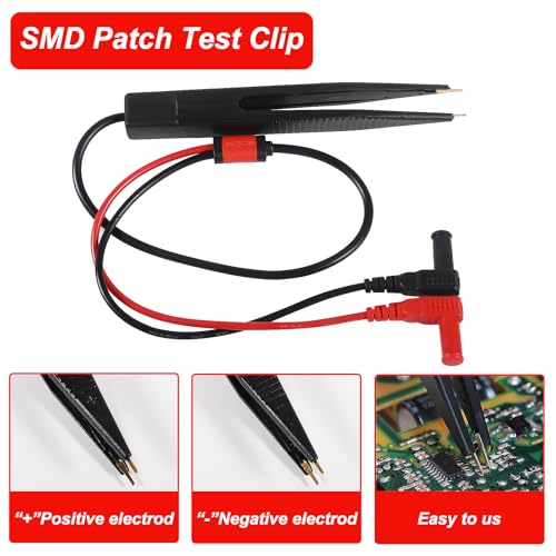 Image of Electrical Multimeter Test Leads Set, Professional Test Leads Set with Alligator Clips, Test Hook, Test Probes Lead kitfor Digital Electrical Testing