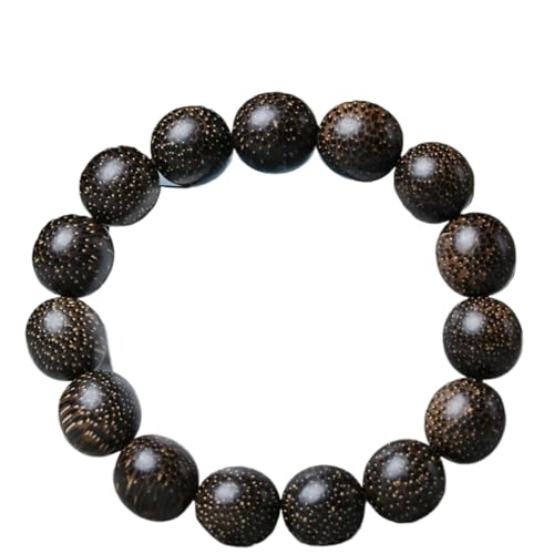 Perles en Bois d'aloewood Brunei 16mm pour Méditation et Sérénité Quotidienne