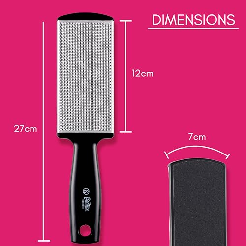 Beauté Secrets, Foot Scrubber, Callus Remover, Effective for Thick Callus and Cracked Feet Pedicure Rasp, Remove Hard Skin, Grater Foot Filer - Image 6