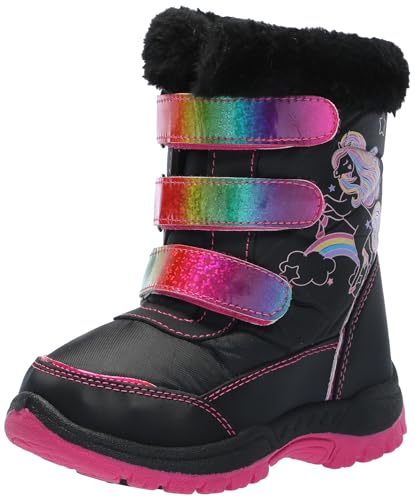 Rugged Bear Girl's Non-Slip Outdoor Water Resistant Snow Boots