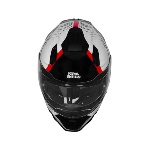 Image of Royal Enfield Velocity Full face Helmet| ISI & ECE 22.06 Certified | ABS Shell & EPS Liner | Pinlock Ready Anti-Scratch Visor | Sun Visor | Rear Spoiler | Polygiene Washable Liner | Multi Air Vents