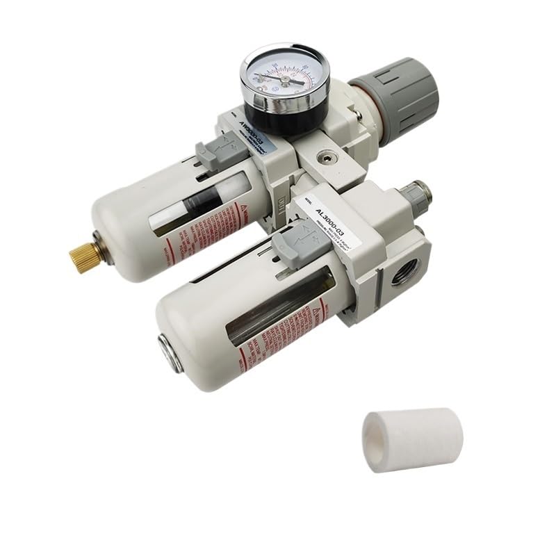 AC3010-03 FRL Air Filters Source Treatment Unit Compressor Filter Pressure Regulator Lubricator Oil Separator(Fiber Filter)