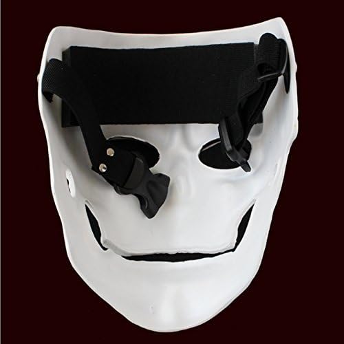 Cosplay Spectre 007 James Novelty Creepy Skull Skeleton Full Face Mask Gift for Halloween Party Costume Decorations, White - Image 5