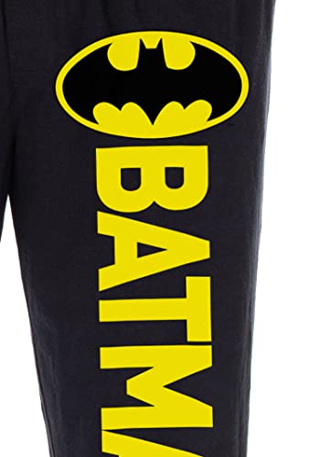 DC Comics Men's Batman Pajama Pants Classic Bat Logo Loungewear Sleep Pants3