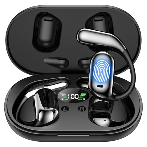 GRUCISO AI Language Translator Earbuds:3-in-1 Translator Earbuds with 150 Languages ​​Real-time Translation and 10 Languages ​​Offline Translation,HiFi,Suitable for Travel Study and Business(Black)