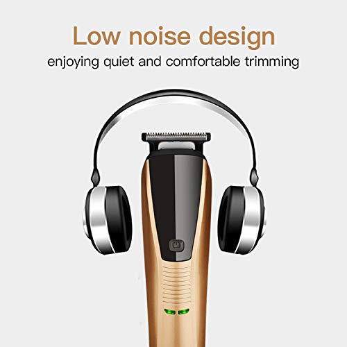 Beard Trimmer 6 in 1 Trimmer for Men Cordless Hair Clippers Mustache Trimmer Nose Hair Trimmer Waterproof USB Fast Charging Low Noise