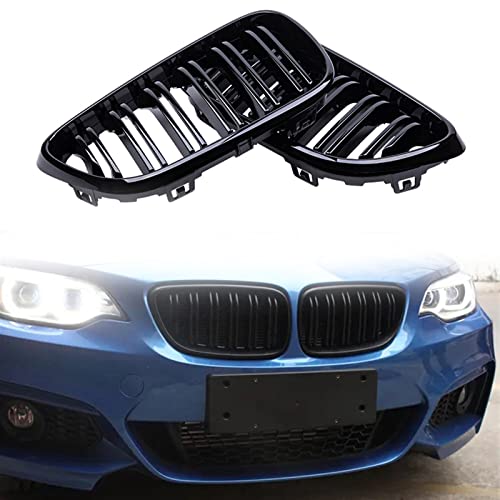 Grilles de pare-chocs avant voiture calandre noire pour BMW F22 F23