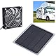 Dachboden-Abluftventilator, Solarpanel-Ventilator-Set, 10 W, Wetterfester, Solarbetriebener Ventilator Für Die Belüftung in Kleinen Hühnerställen, Gewächshäusern, Schuppen, Effiziente Kühllösung