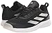 adidas Women's AvaFlash Sneaker, Core Black/Silver Metallic/White, 10